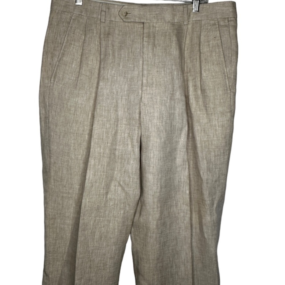 Haspel Oxford Pleat‎ Linen Pants